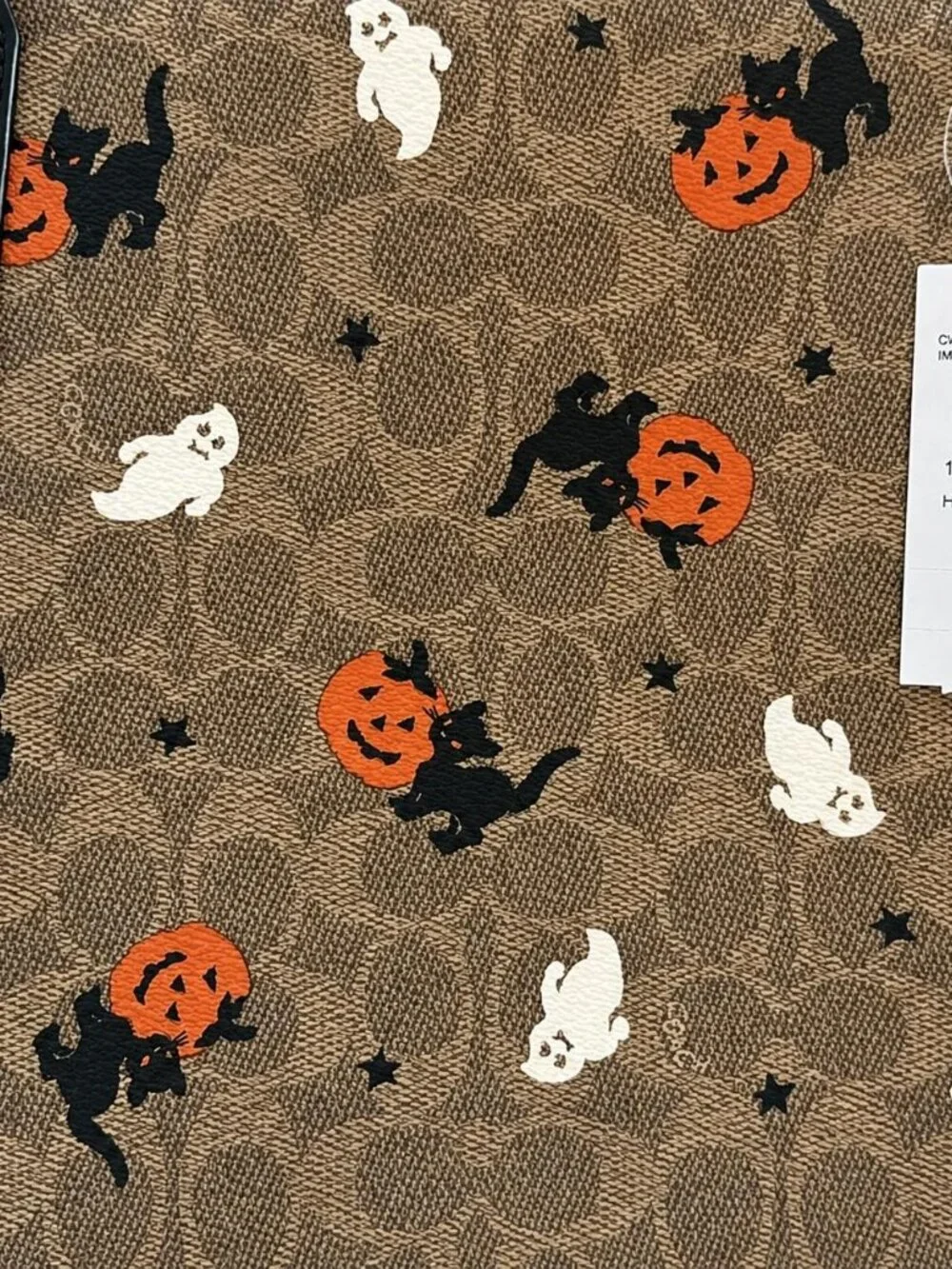 Coach Halloween Tote Bag: Ghosts, Pumpkins & Cats! 🎃👻